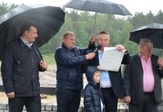 Закладення "капсули часу" на новому крохмальному заводі ВИМАЛ-313