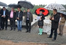 Закладення "капсули часу" на новому крохмальному заводі ВИМАЛ-317